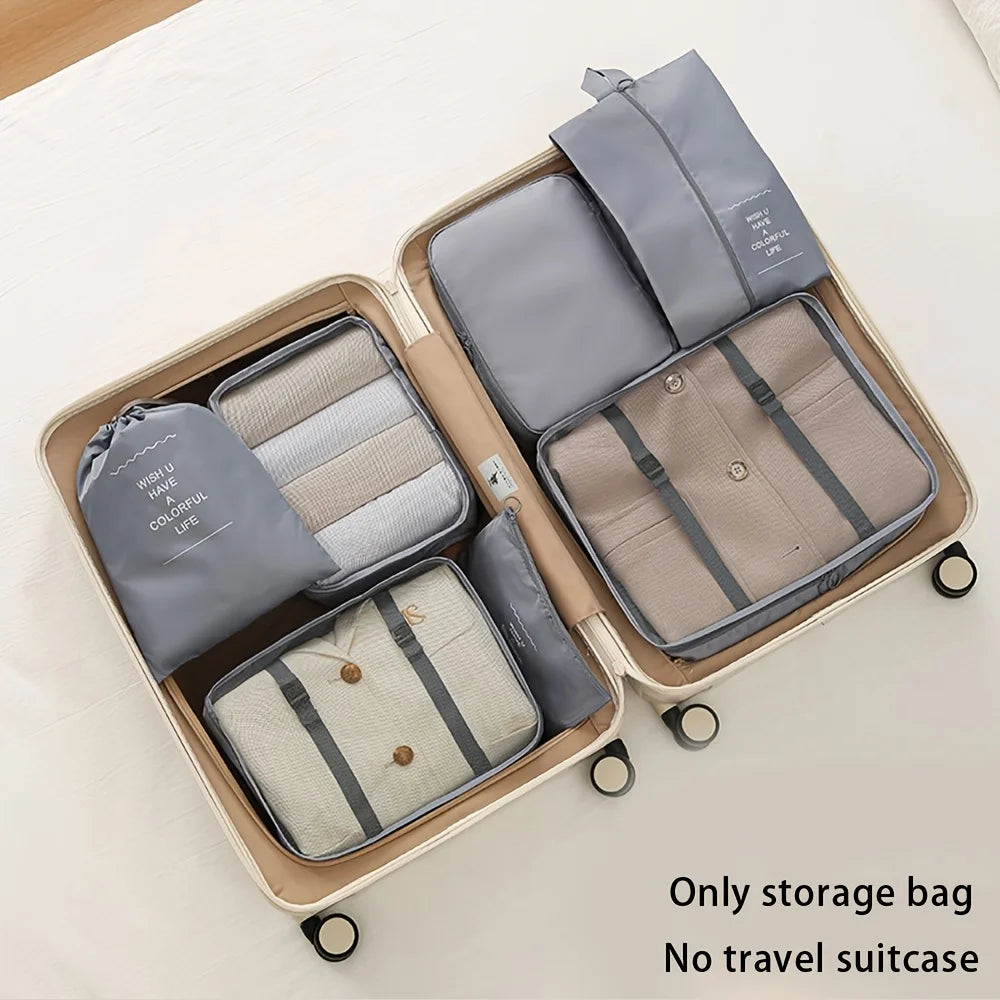 7-Piece Travel Storage Bag Set