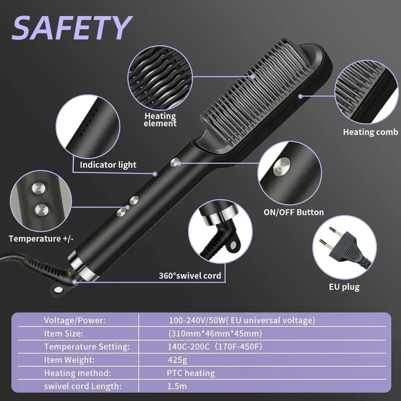 Hair Straightening Brush