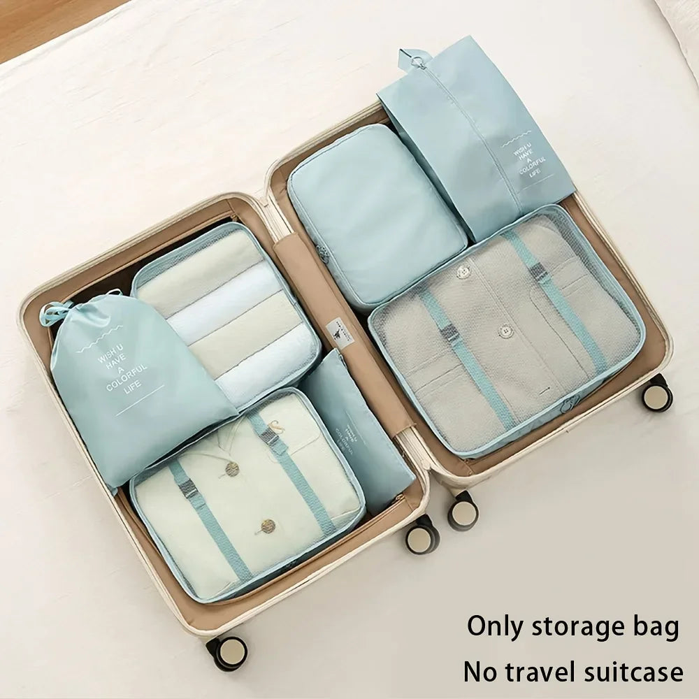 7-Piece Travel Storage Bag Set