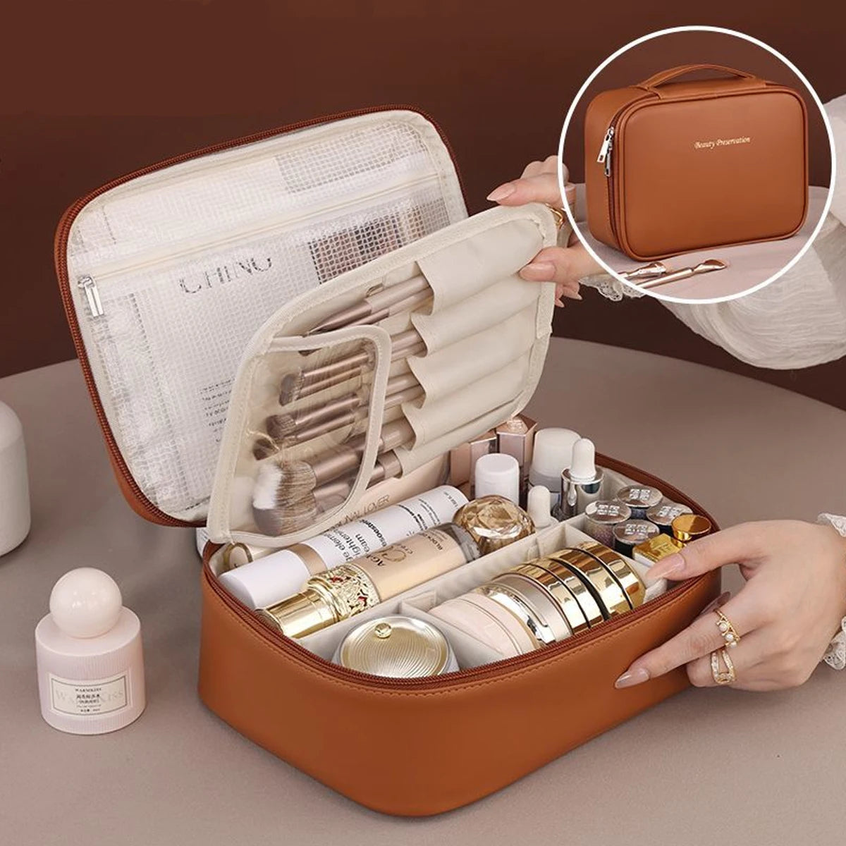 Large Makeup Bag