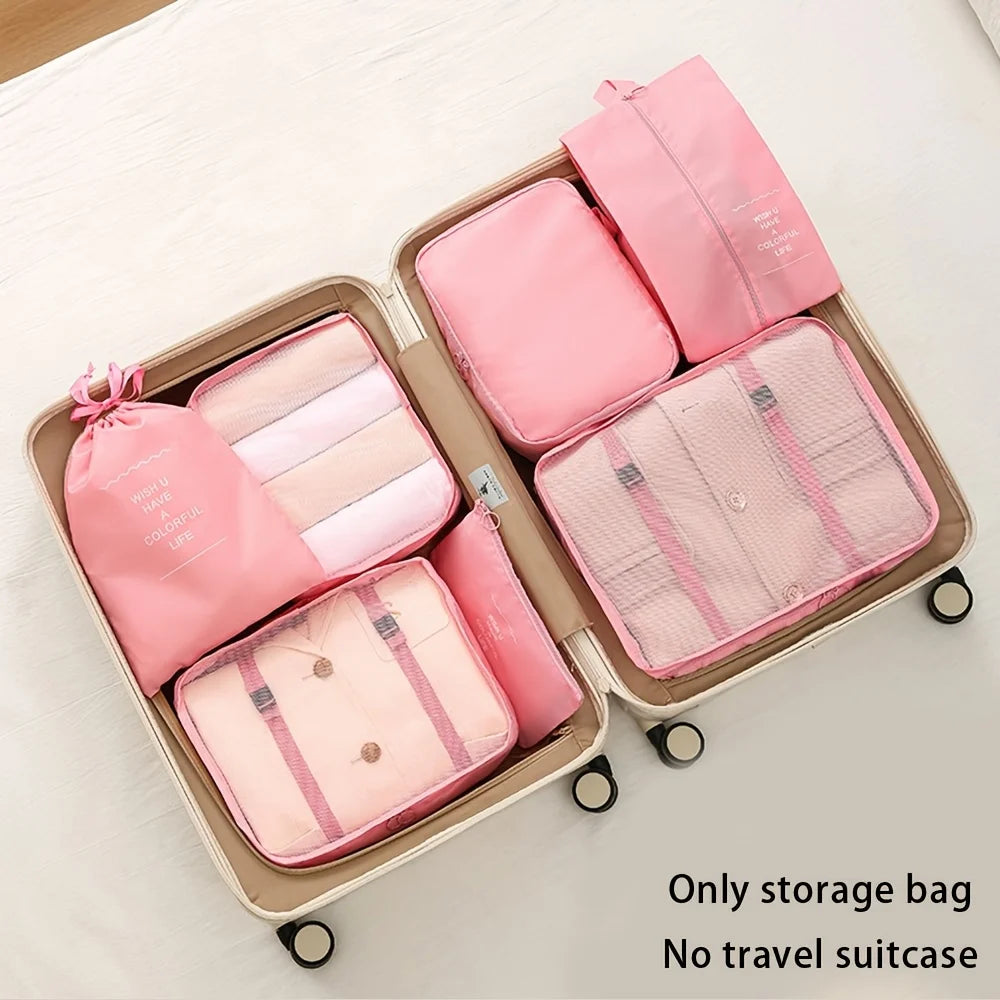 7-Piece Travel Storage Bag Set