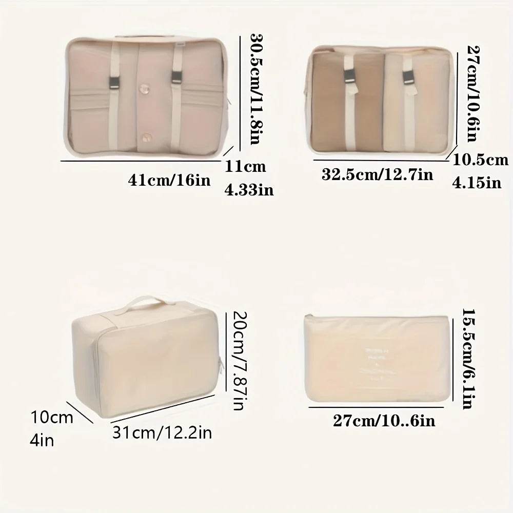 7-Piece Travel Storage Bag Set