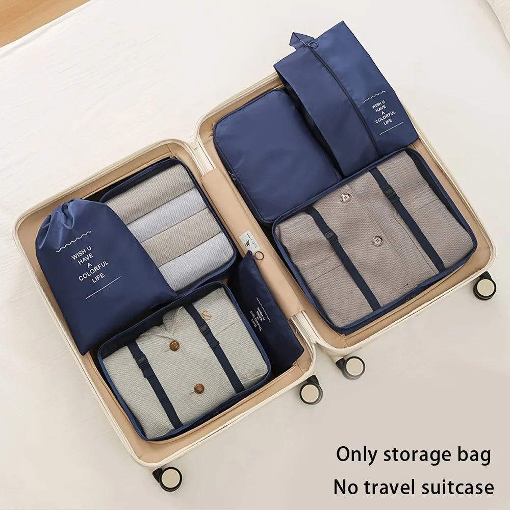 7-Piece Travel Storage Bag Set