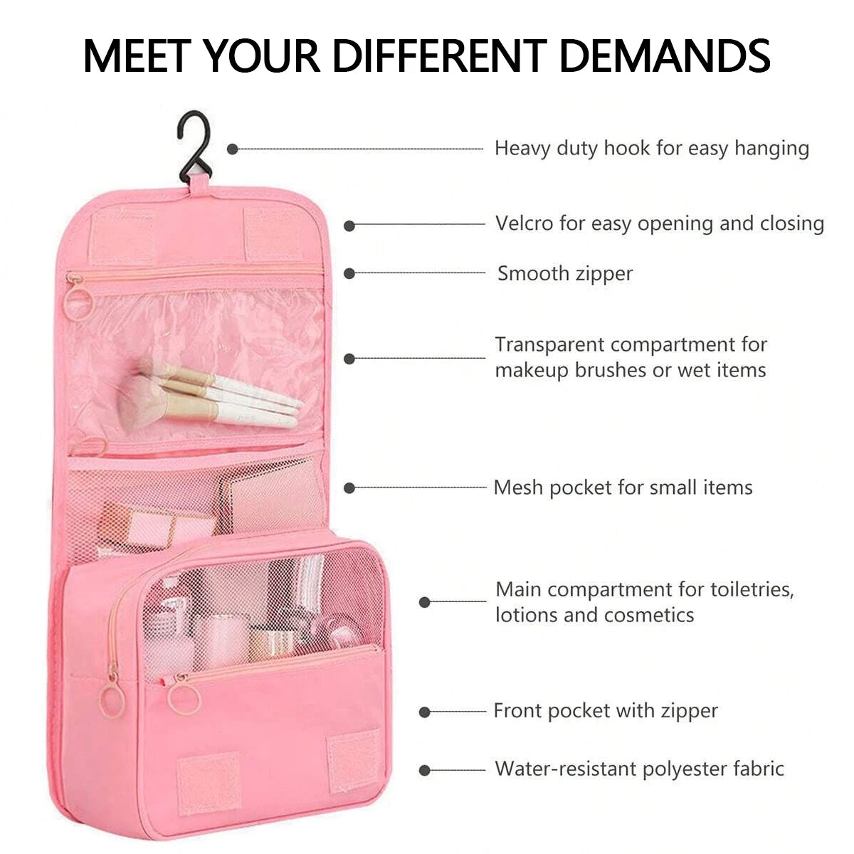Hanging Travel Toiletry Bag