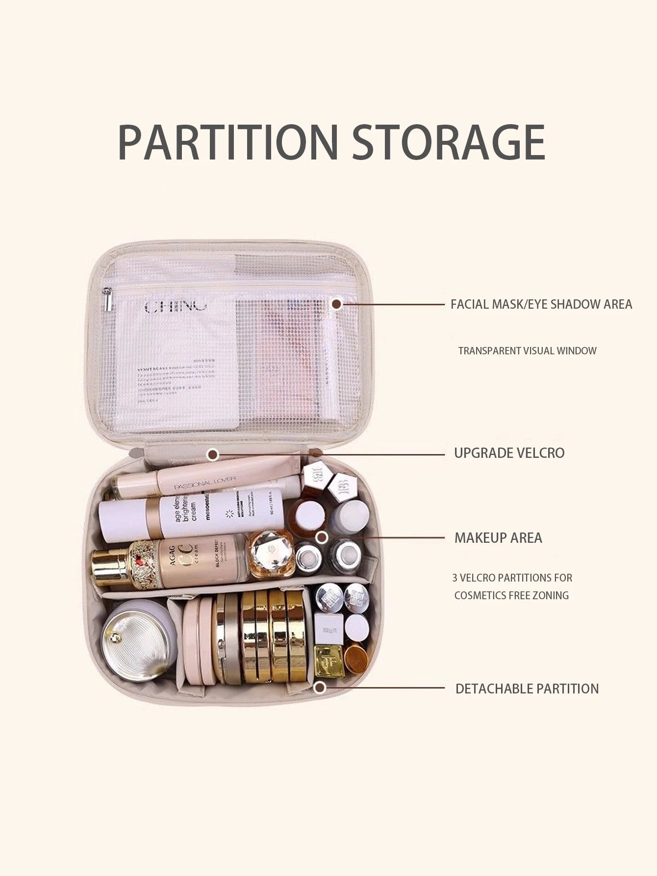 Large Makeup Bag